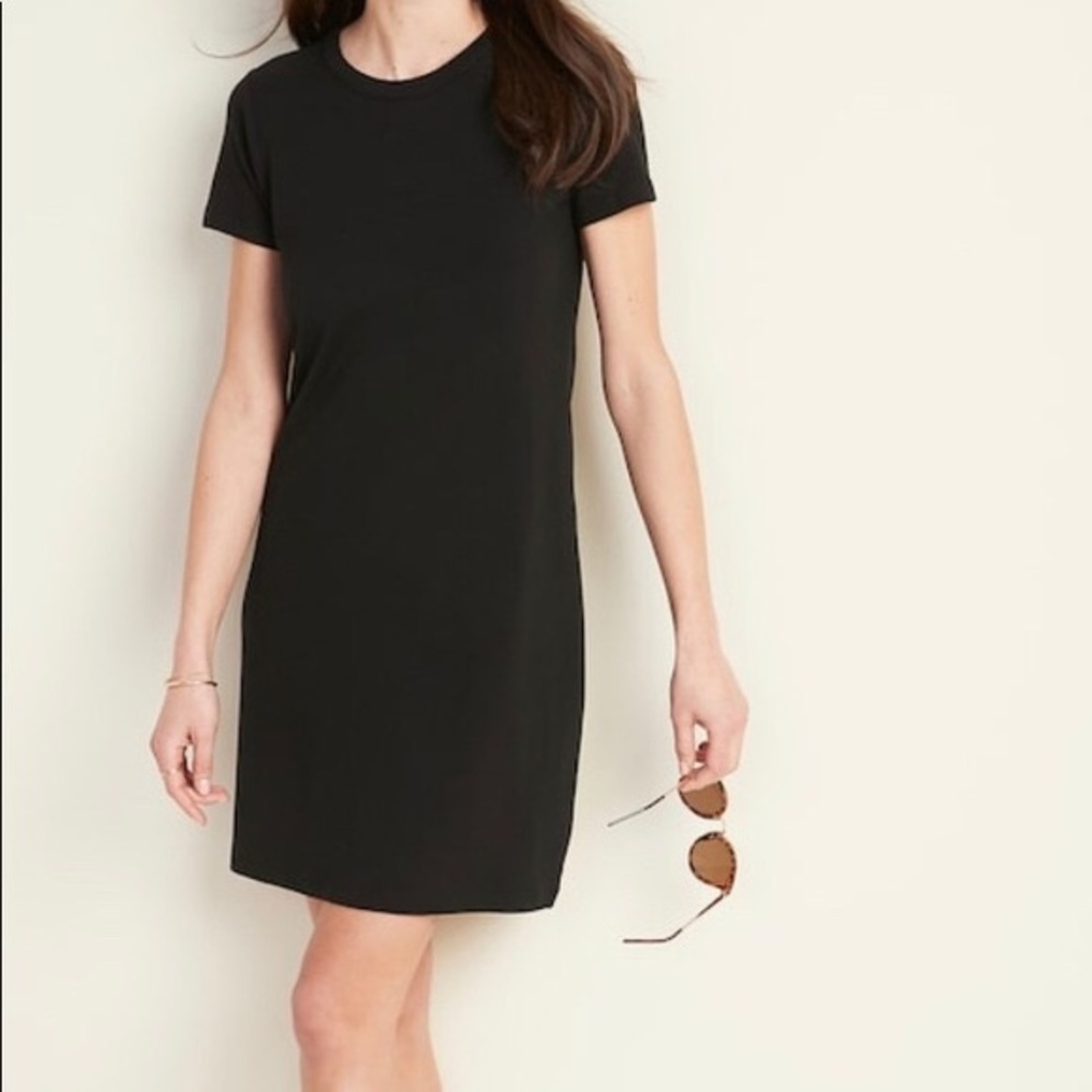 NWT Old Navy Fitted Crew Neck T-Shirt Dress